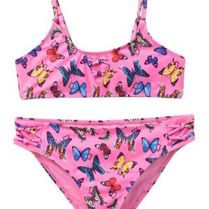 Juicy Couture Big Girls Butterfly 2-Piece Swimsuit